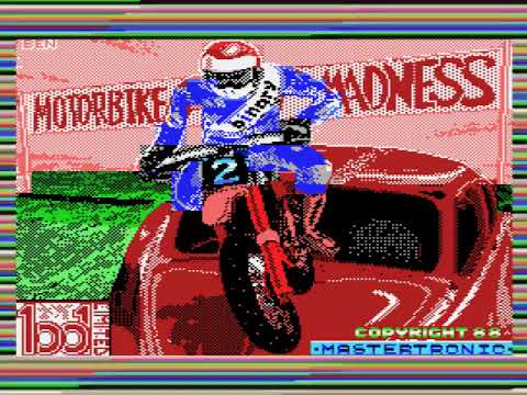 Motorbike Madness (1988, MSX, Mastertronic, Binary Design, Ltd)