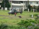 Helicóptero do Exército - Desembarque de Desabrigados Helicóptero do Exército - Desembarque de Desabrigados