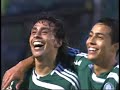 Em contra-ataque, chileno Valdivia recebe do volante Wendel e marca o segundo gol do Palmeiras contra o São Paulo, na segunda partida da semifinal do Paulista, disputada no Parque Antarctica.