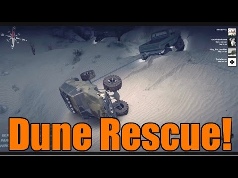 Spin Tires | Modded Multiplayer | Land Cruiser Dune Rescue