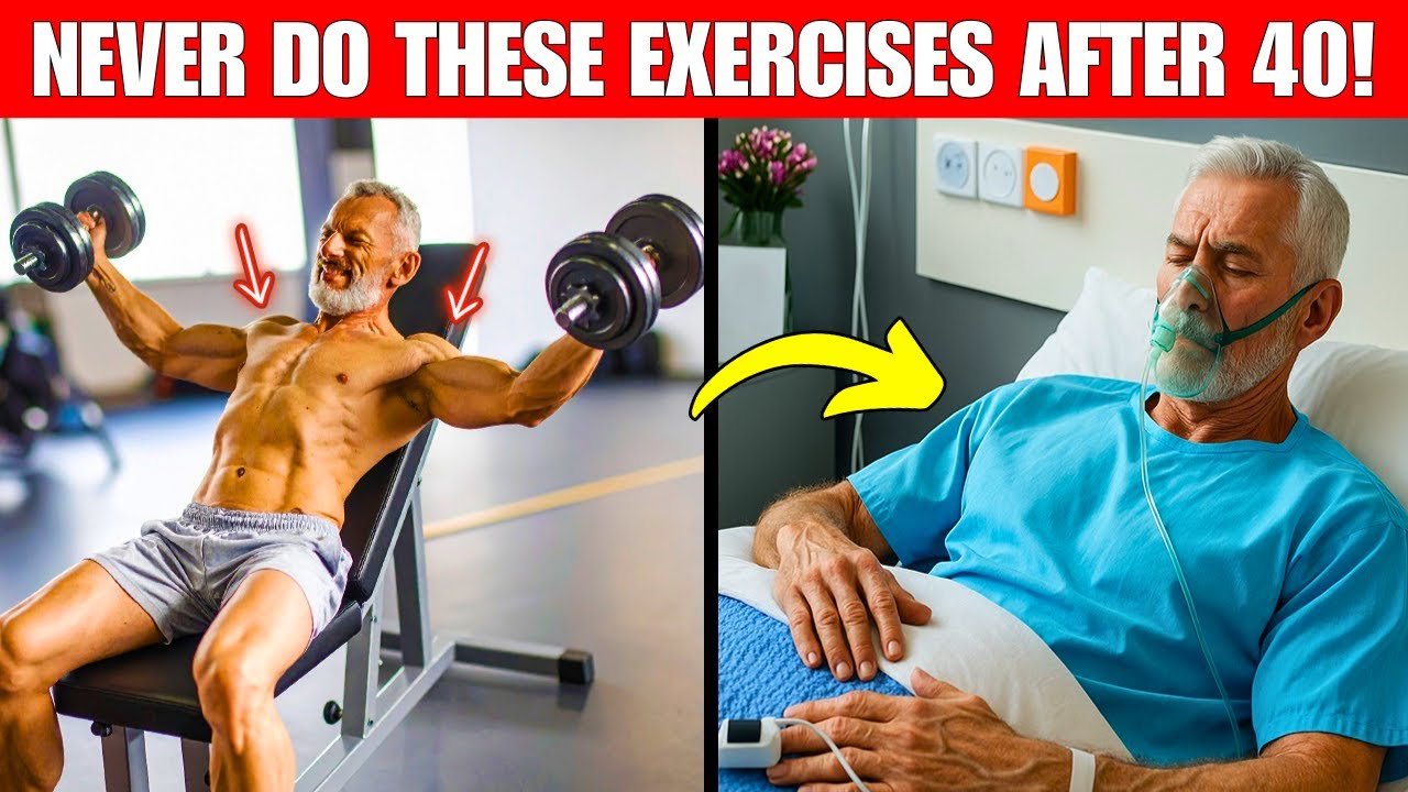 10 Exercises That Most Often Lead Men Over 40 To The OPERATING ROOM