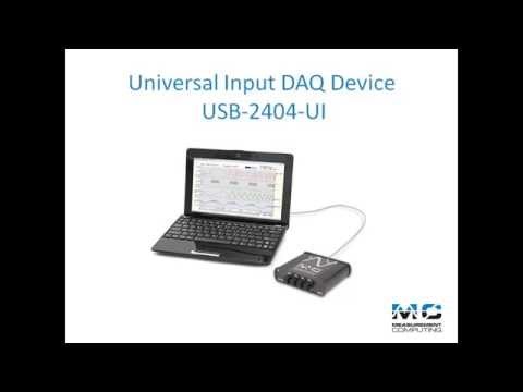 2404 - Learn more at: http://bit.ly/MFJ8HX The USB-2404-UI provides four channels of 24-bit universal analog input with integrated signal conditioning. The device c...