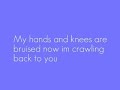 Backstreet boys - crawling back to you ( lyrics :)