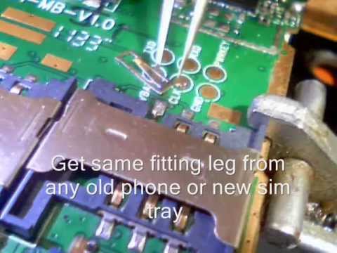 how to repair sim card slot