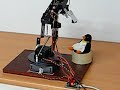 Home made motion capture controling robot arm