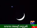 Pakistan Flag in Sky (Moon and Venus) Pakistan Flag in Sky (Moon and Venus)