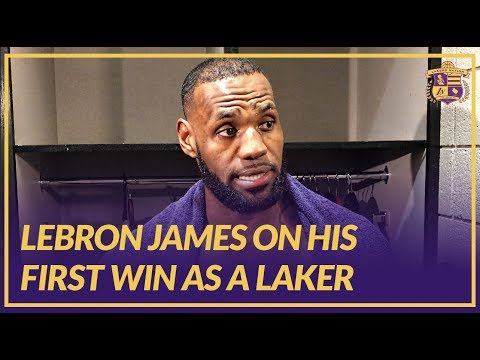 Video: Lakers Post Game: LeBron James, Lakers Win First Game Of 2018-19 NBA Season Against Suns