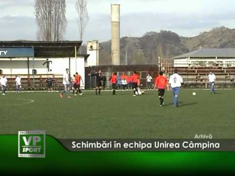 Schimbări în echipa Unirea Câmpina