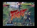 ストリートファイター4　名古屋野試合 MACHI (GU) vs がまの油(VE)