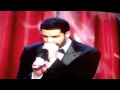 Drake Sings To  At The 2011 Juno Awards In Toronto