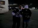 Harres Arlene and Beavis getting down to 80s after the Charger Game