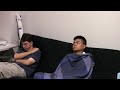Roommates had a tough day : ( Roommates got a little sleepy on the 3rd day of school.