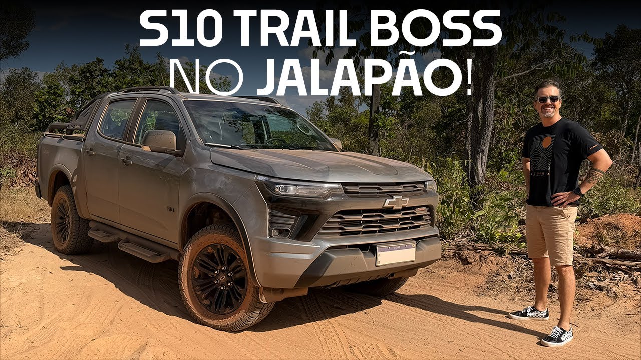 MAIS SUSPA na S10! Acelerei a nova versão TRAIL BOSS da Chevrolet com suspensão IRONMAN no Jalapão