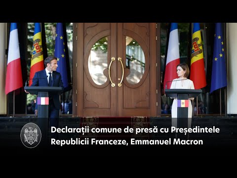 Press Statement by President of the Republic of Moldova, H.E. Maia Sandu after the meeting with the President of the French Republic, H.E. Emmanuel Macron 