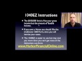 1040 ez Instructions Online for 2011, 2012