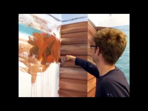 how to paint so it looks like wood