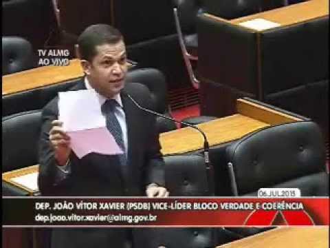 João Vítor Xavier critica cortes do Governo na Saúde de MG João Vítor Xavier critica cortes do Governo na Saúde de MG