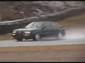 Audi S2 on wet track Audi S2 on wet track