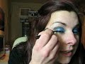 electric blues   violet eyes eye shadow make up look