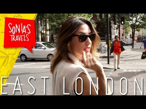 London - Sonia Gil takes us to the planet's hippest place: London's East End. See new travel adventures every Thurs: http://bit.ly/SoniasTravelsYT Shoreditch, Hoxton,...