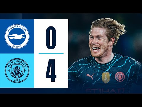 FC Brighton & Hove Albion 0-4 FC Manchester City 