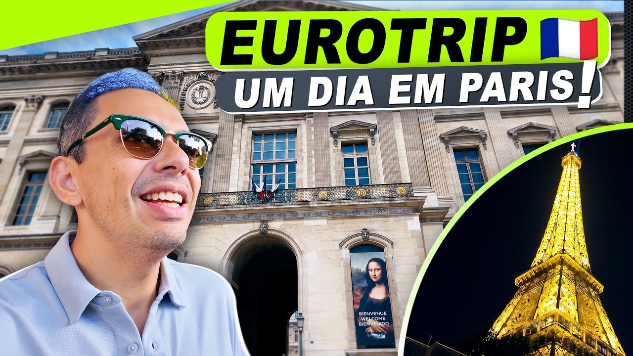 Tour pelas Ruas de Paris e Louvre, ainda teve um Relógio Novo! #macmasi #eurotrip #frança