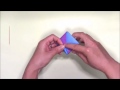 折り紙ランド Vol,20 コマの折り方 Ver.3 Origami: How to fold a top Ver.3 トップランド製