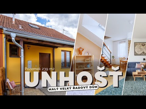 Video Prodej řadového domu 3+1 se zahrádkou | Unhošť