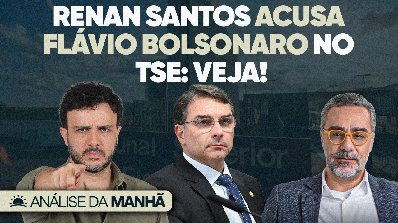 🚨 Renan Santos Vai ao TSE e Joga a Culpa no Flávio!