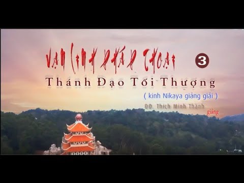 KINH NIKAYA GIẢNG GIẢI - VẠN LINH PHÁP THOẠI 3 - Thánh Đạo Tối Thượng