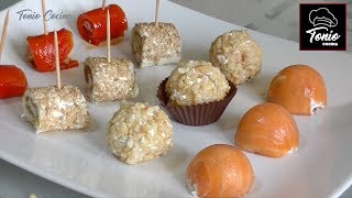 CANAPÉS variados 5, aperitivos Fáciles y Ricos | Receta de Navidad |