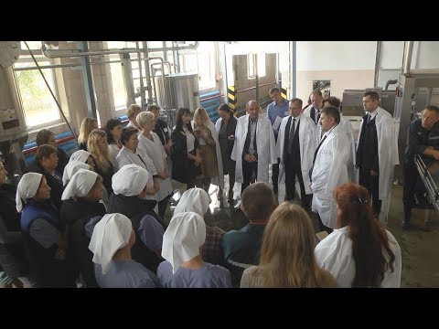 Да 1 лістапада будзе распрацавана новая стратэгія развіцця Ельскага кансервавага завода видео
