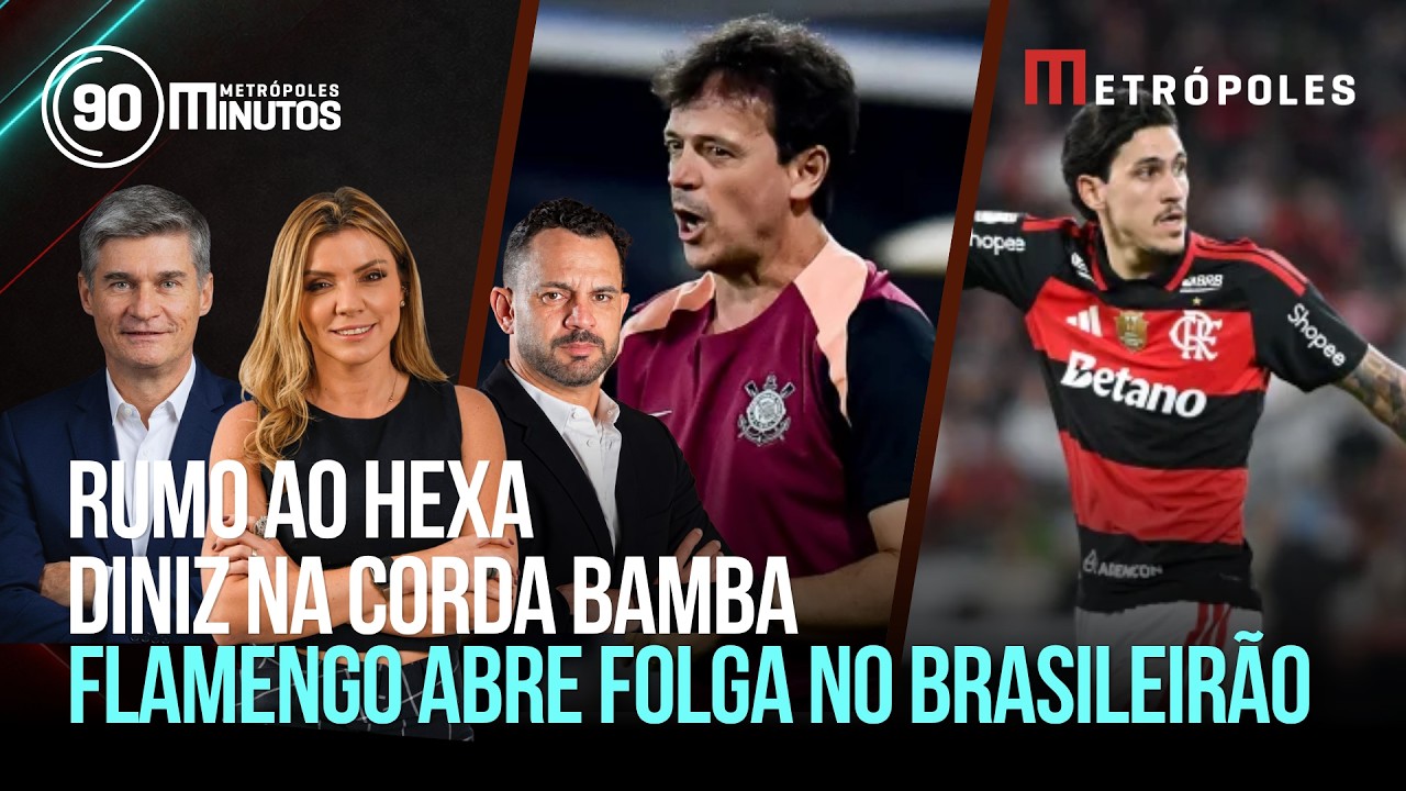 #90minutos: Caminhada rumo ao hexa e Diniz por um fio é apoiado por jogadores