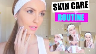 MI RUTINA DE NOCHE | CÓMO CUIDO MI PIEL + SECRETOS | Piel Hidratada y Libre de Acné | Katie Angel