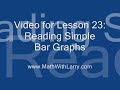 Video for Lesson 23: Reading Simple Bar Graphs