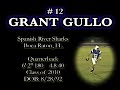Grant Gullo senior year high school football highlights, Quarterback Spanish River Sharks QB