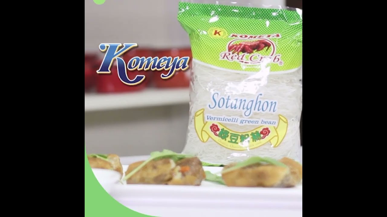 Komeya Food Channel:  Deep Fried Komeya Red Crab "Sotanghon Spring Roll"