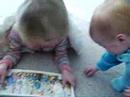 DD1 reading, DD2 crying