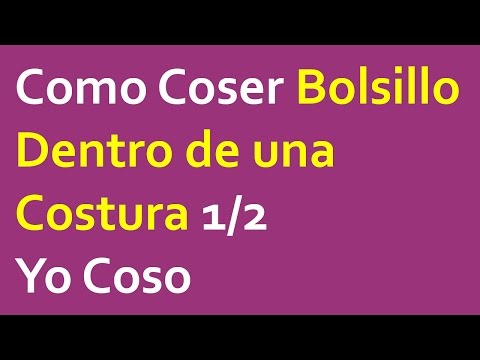 Bolsillo en Costura 1/2