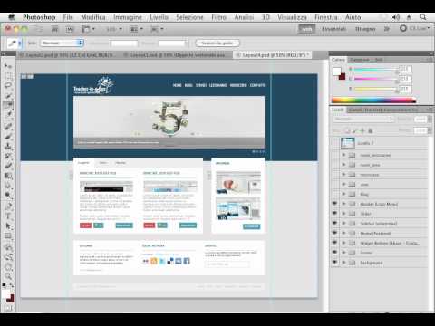 Photoshop CS5: guida allo Slicing, strumento di sezione e se...