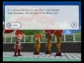 umm...namco? i think you got some ridge racer in this casual mini-game collection. ...and a little jet set radio somehow. and yes, that is a tropical remix of the ridge racer theme playing in the background...on the ridge racer track...with ridge racer cars...