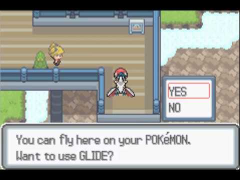how to use glide in pokemon light platinum