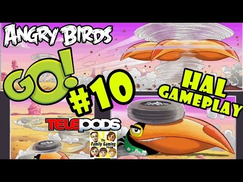 Let's Play Angry Birds Go: Pt. 10 - HAL - ehluja Stunt Gameplay - Boomerang Bird (iOS Commentary)