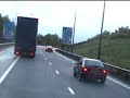 Motorway M1/M25 Tiredness Sets In as he wanders out of lane Motorway M1/M25 Tiredness Sets In as he wanders out of lane