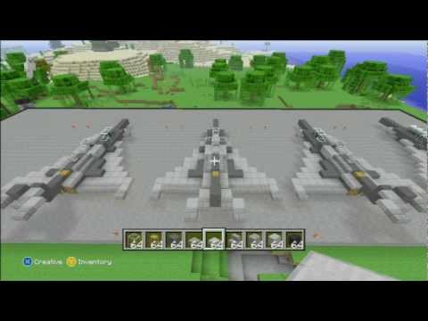 how to make a jet in minecraft