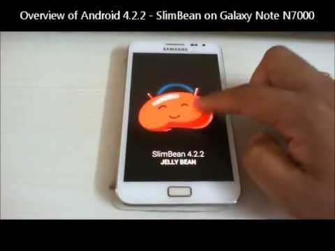 Android 4.2.2 On Galaxy Note GT-N7000 (SlimBean ROM)