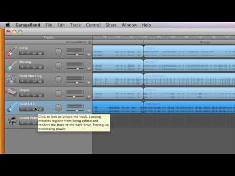 how to isolate tracks in garageband