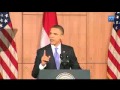 Obama Speech In Indonesia - Full Video
