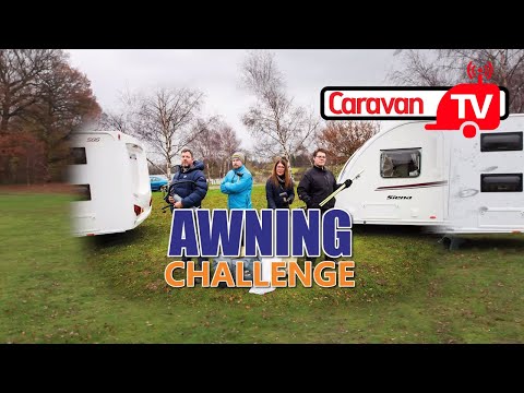 how to attach awning to caravan