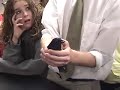 Burnworth holds a bird. Burnworth holds a bird.